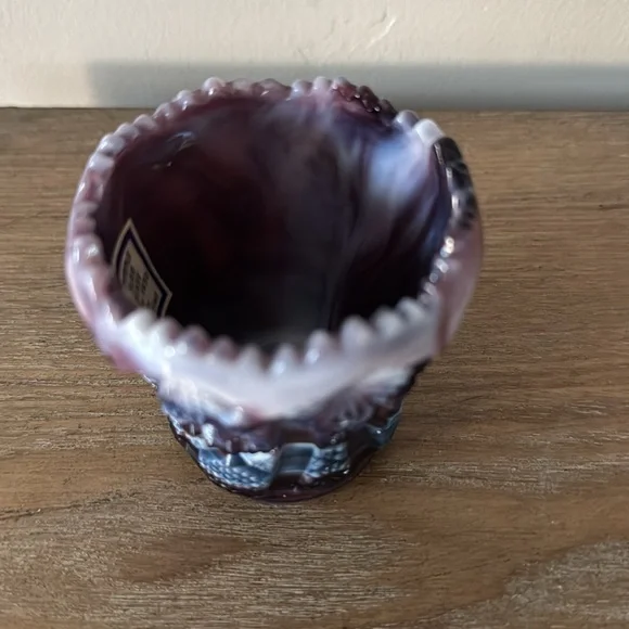 Purple Slag Glass Toothpick Holder by Imperial - Picture 7 of 8